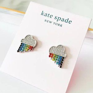 Kate Spade 'Into The Sky' Rainbow Studs Earrings (NWT)